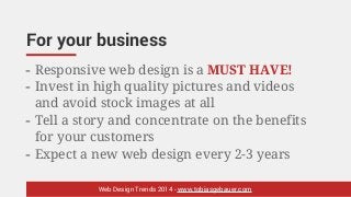 Web Design Trends 2014