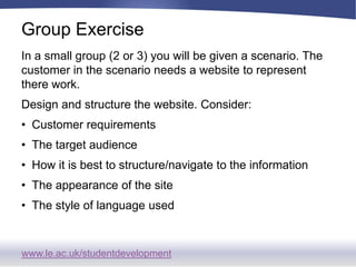 Clear what the site is about