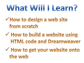 Web Design Course Overview
