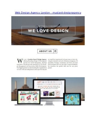 Web Design Agency London - mustard-designagency
 