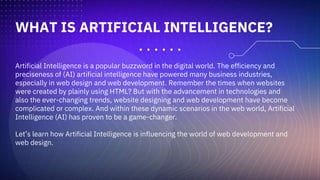 RESPONSIVE WEB DESIGN IN THE AGE OF ARTIFICIAL INTELLIGENCE | PPTX