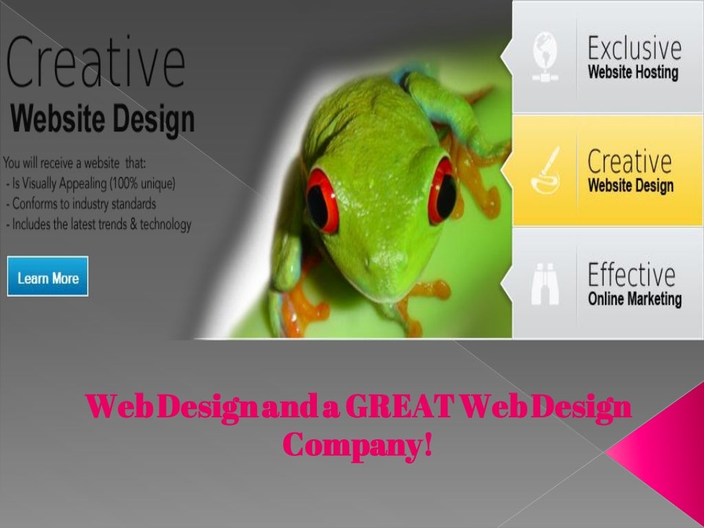Web design and a great web design company!