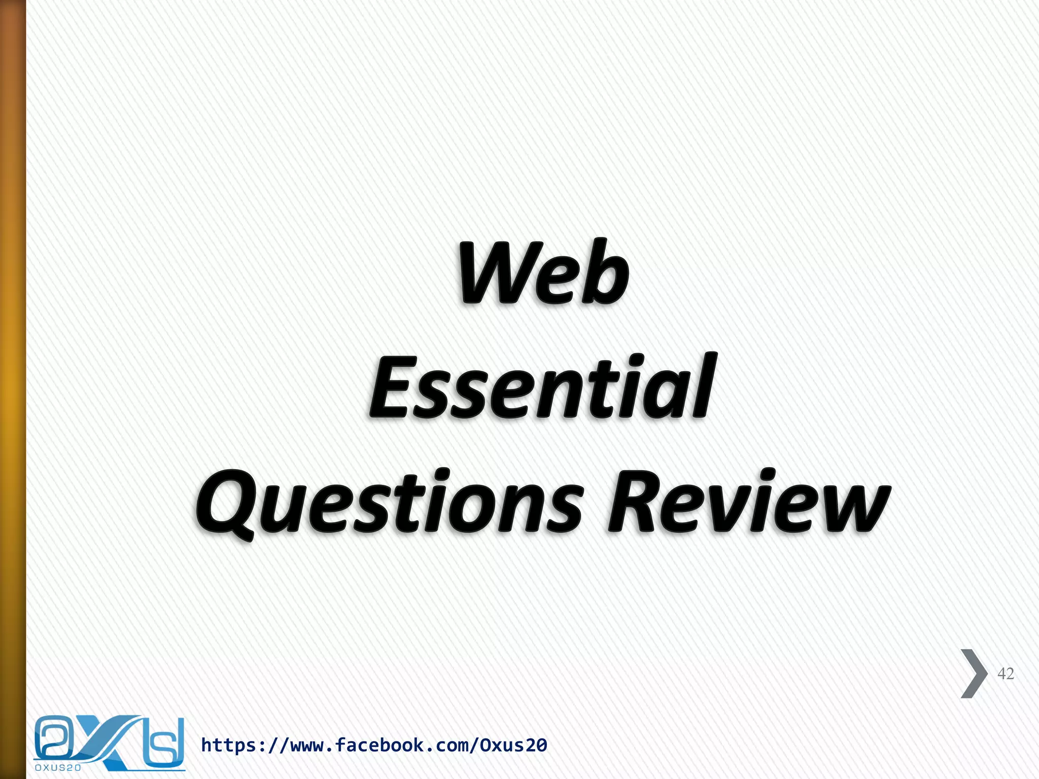 https://www.facebook.com/Oxus20 
42  