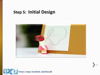 30 
https://www.facebook.com/Oxus20 
Step 5: Initial Design  