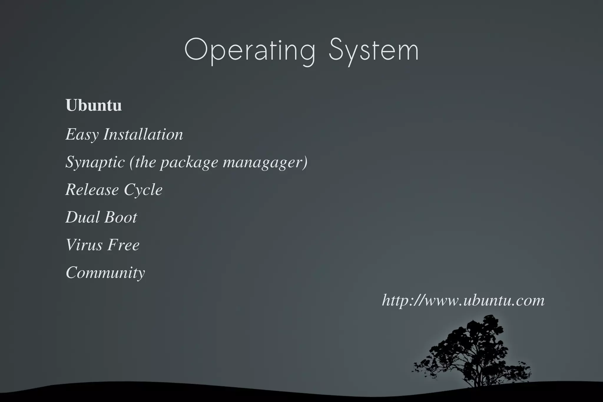 Operating System Ubuntu Easy Installation 