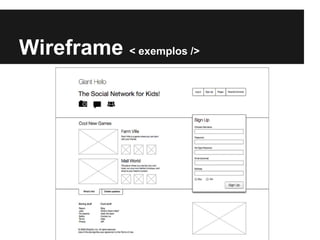 Wireframe < exemplos />
 