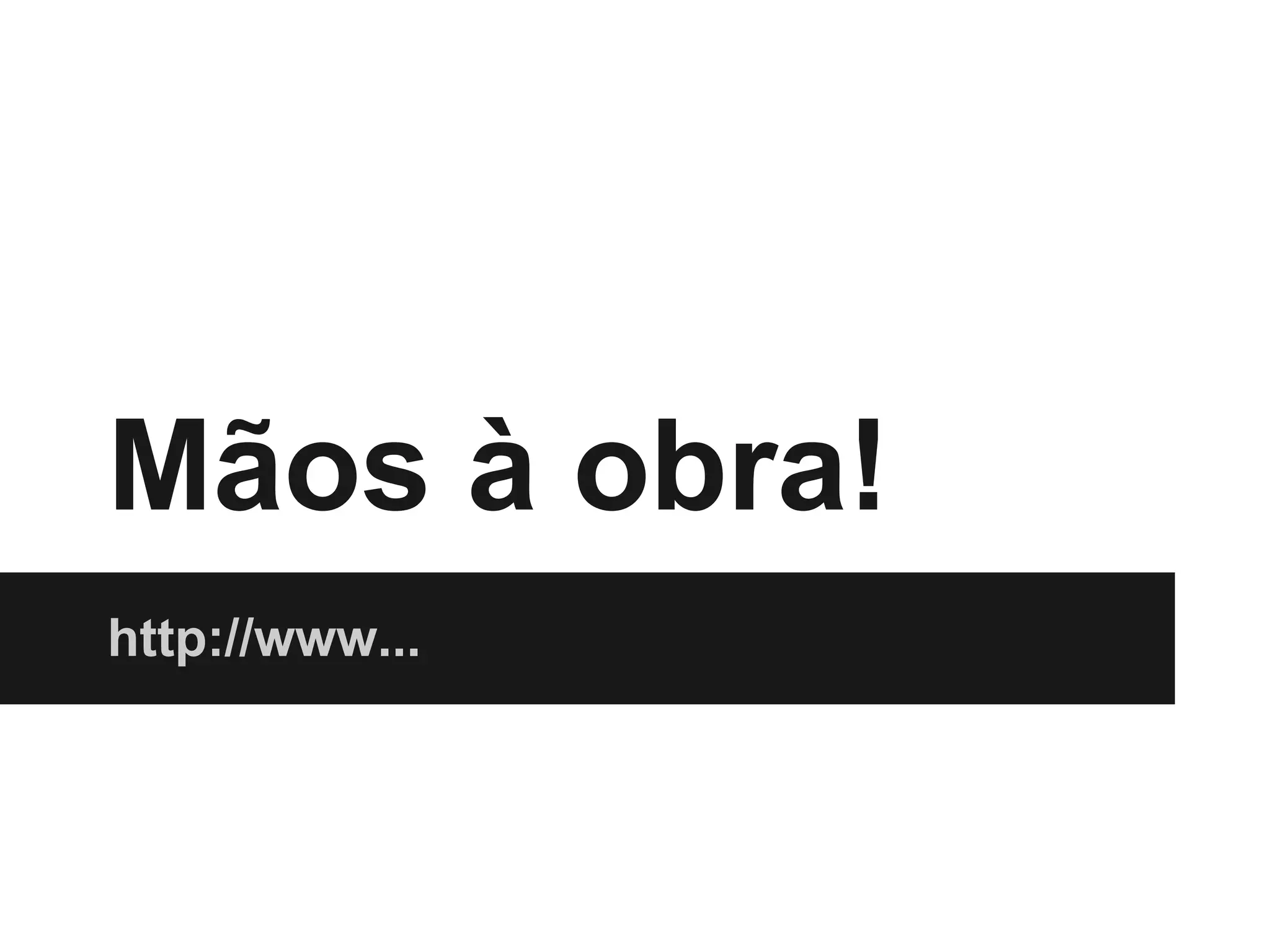 Mãos à obra!
http://www...
 