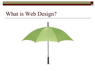 What is Web Design?
 