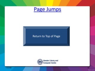 1:33 AM 22
Page Jumps
Return to Top of Page
 