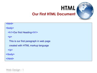 Web design basics 1 | PPTX
