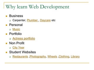 Web design course | PPTX