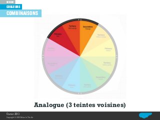 couleurs
design
Relax In The Air
combinaisons
Analogue (3 teintes voisines)
Février 2013
Copyright© 2013 Relax In The Air
 