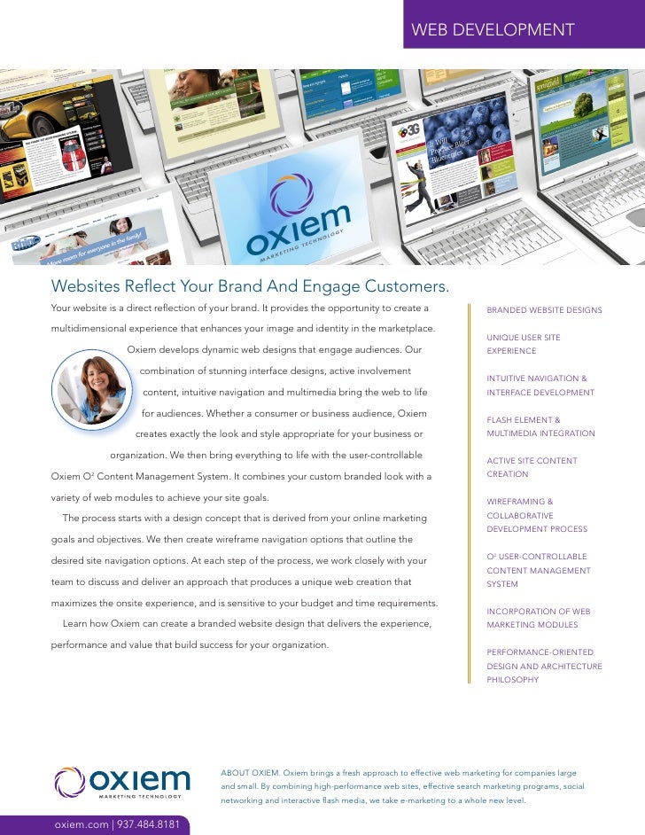 Oxiem Web Design Development Capabilities Columbus Ohio