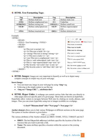 Web designing | PDF
