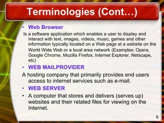 Web designing and publishing computer studies theory lesson | PPT