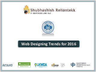 Web Designing Trends for 2016
 
