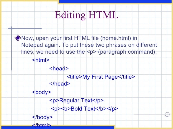 Web designing using html