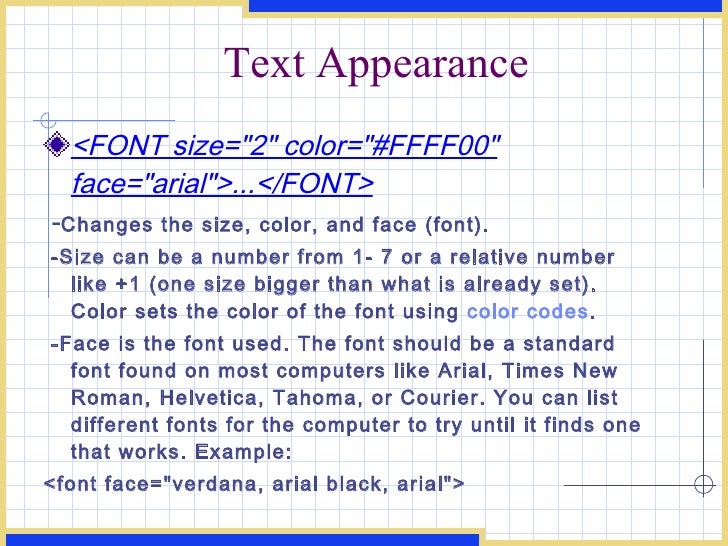 Web designing using html