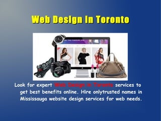 Web Design in TorontoWeb Design in Toronto
Kinex media concentrate on making a solid
and engaging brand on the web.
 