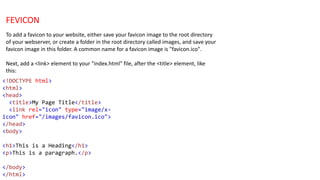 web design lec3.pptx html css baiscs ppt | PPT