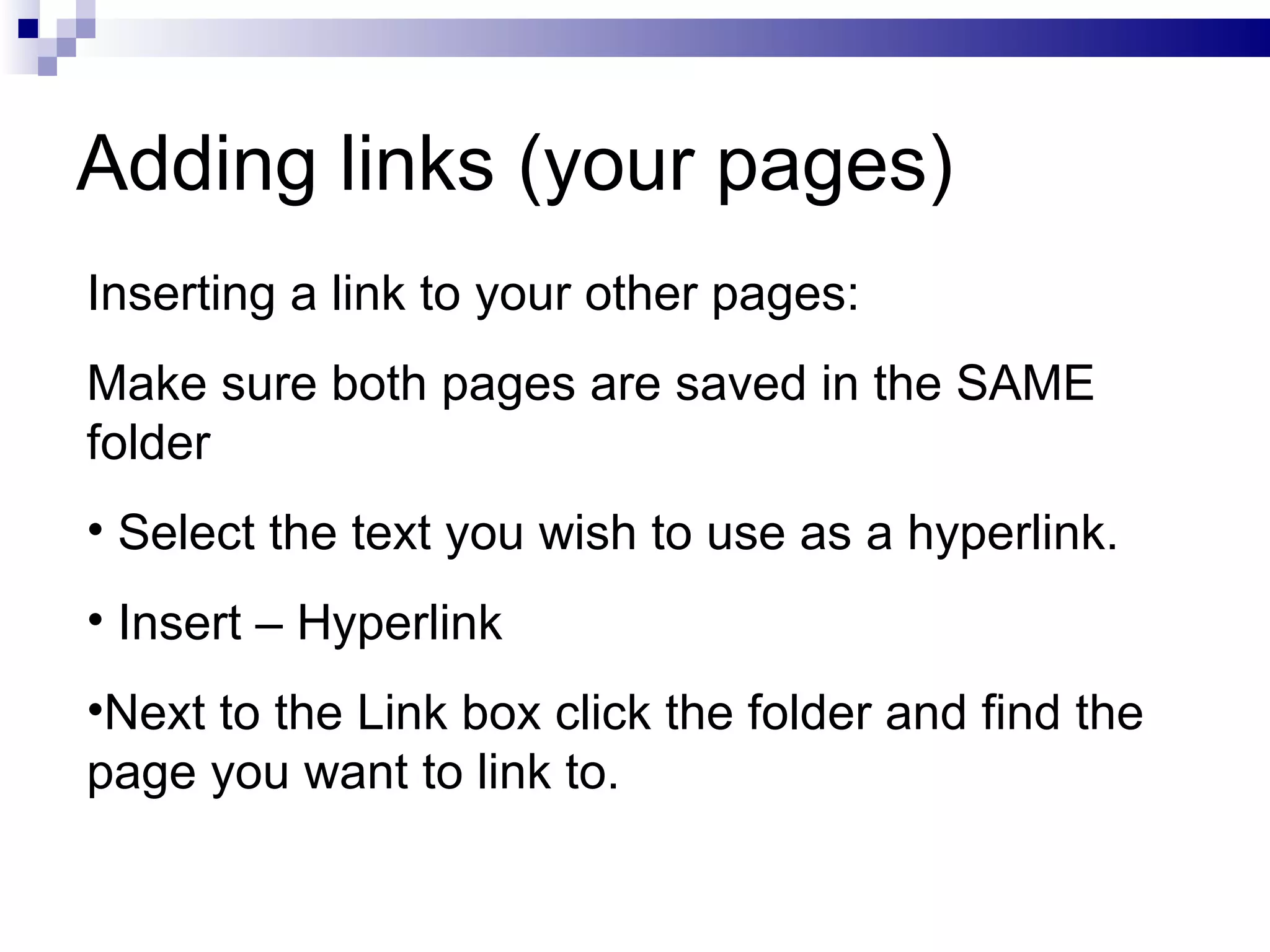 Web Design Lesson 3 | PPT