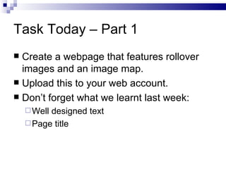 Web Design Lesson 3 | PPT