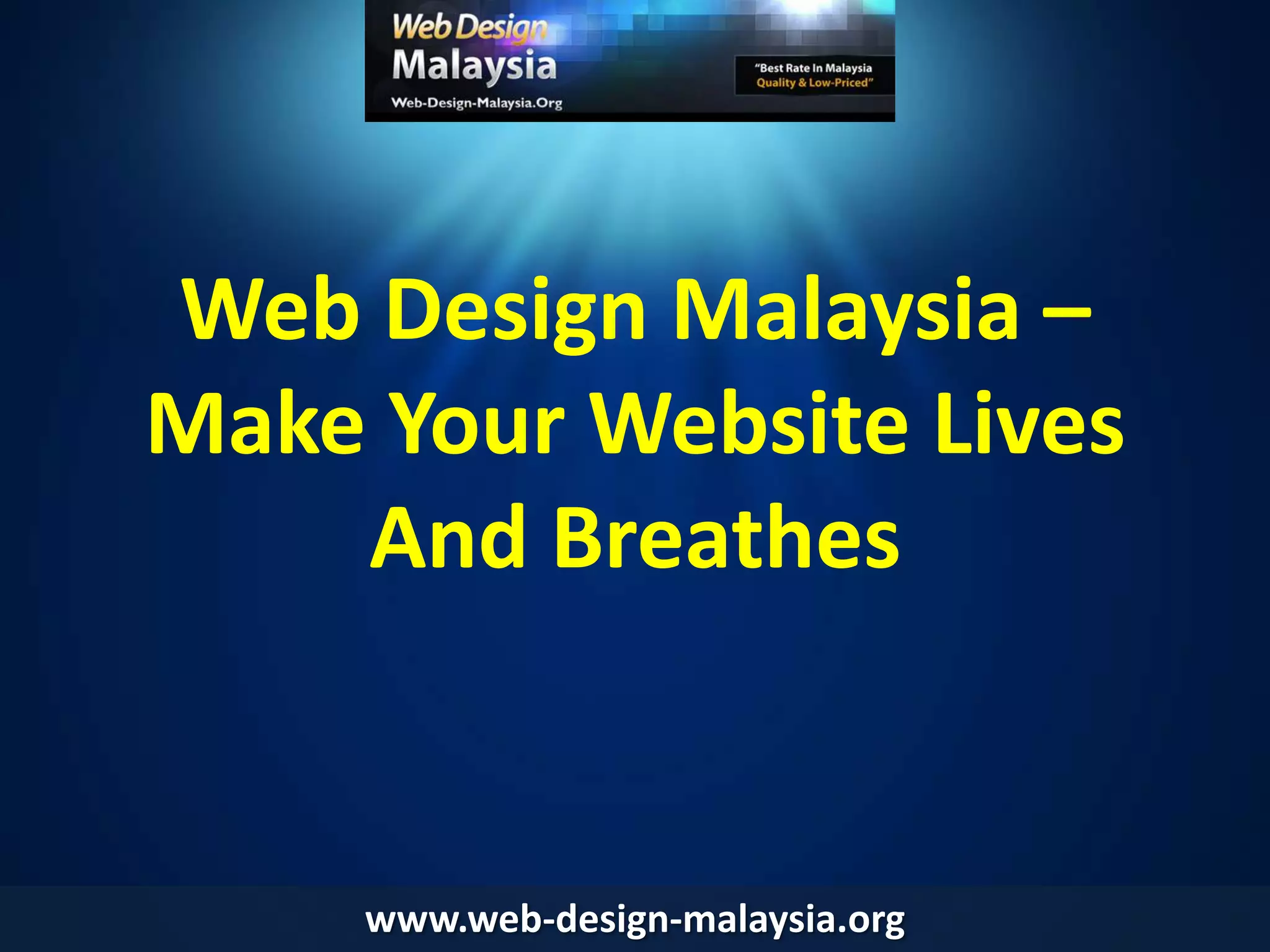 Know & remember that website is multimedia. 