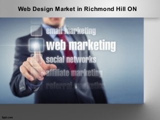 Web Design Market in Richmond Hill ON
 