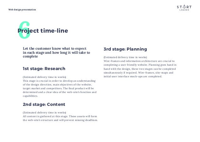 free presentation template for web design projects