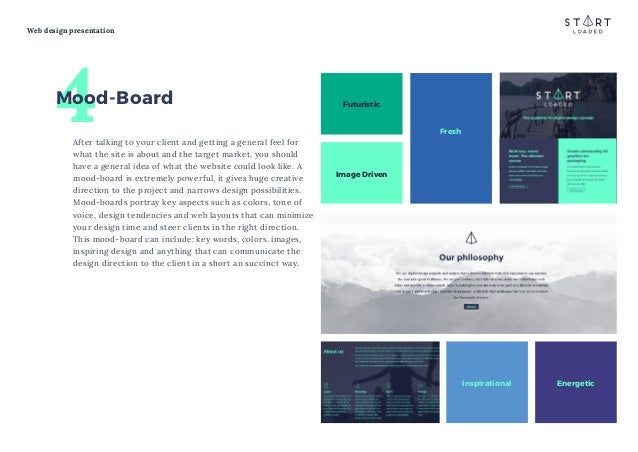 free presentation template for web design projects