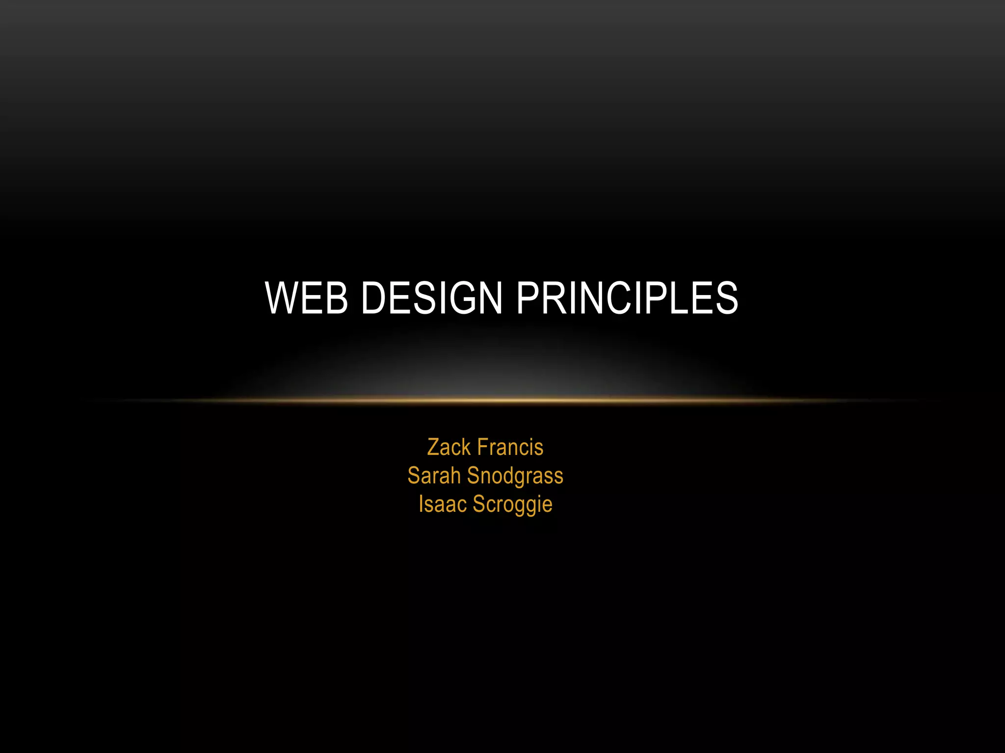 Examples of Web Design Principles | PPTX