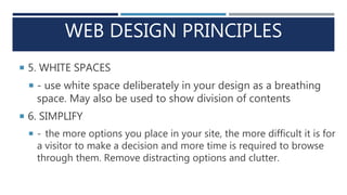 Web design principles | PPTX