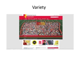 Web design principles group | PPTX