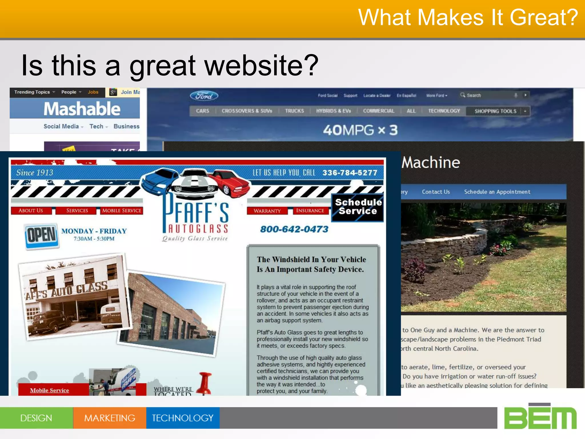 What Makes It Great?

Is this a great website?
 