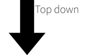 Top down
 