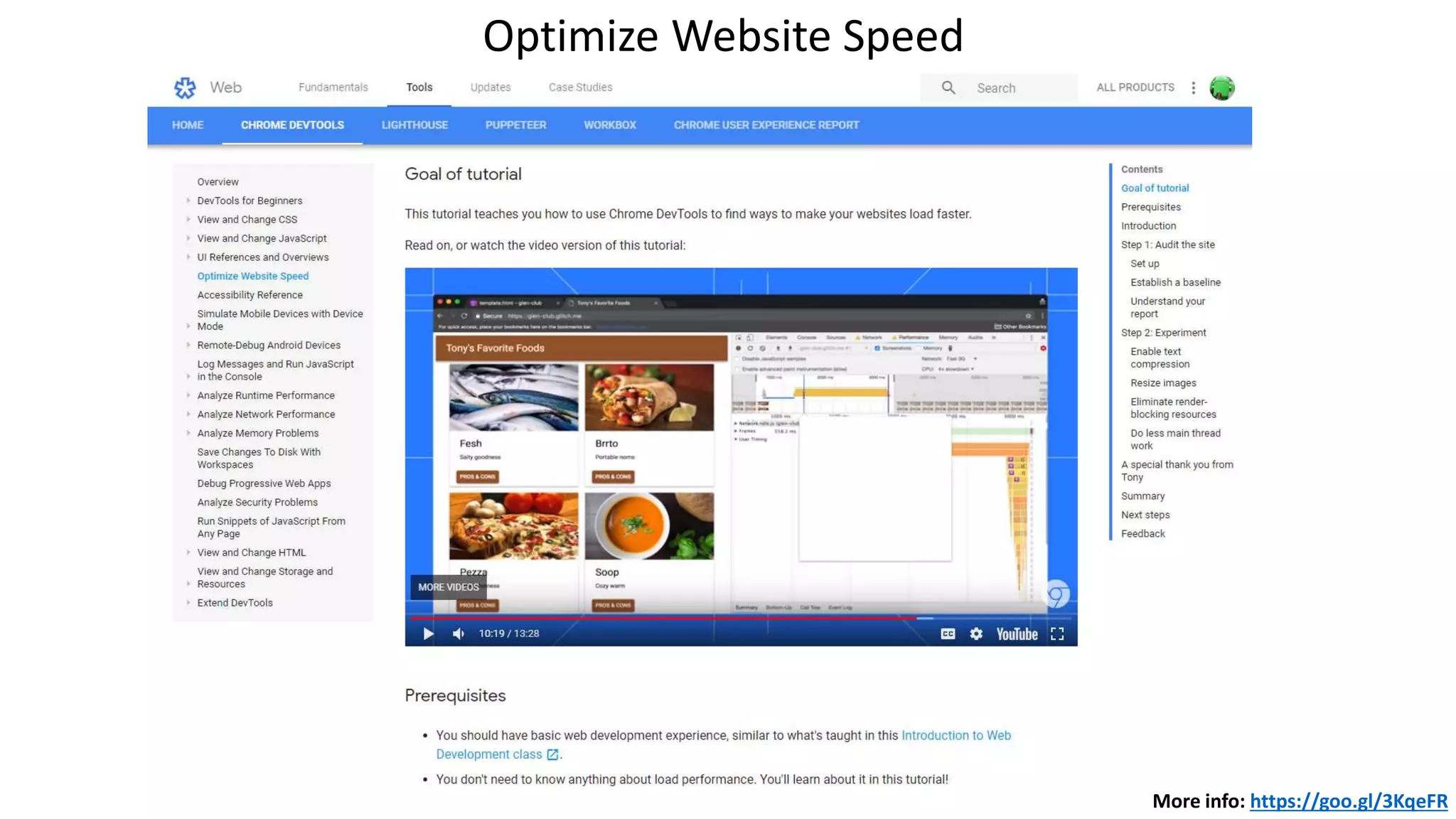 More info: https://goo.gl/3KqeFR
Optimize Website Speed
 