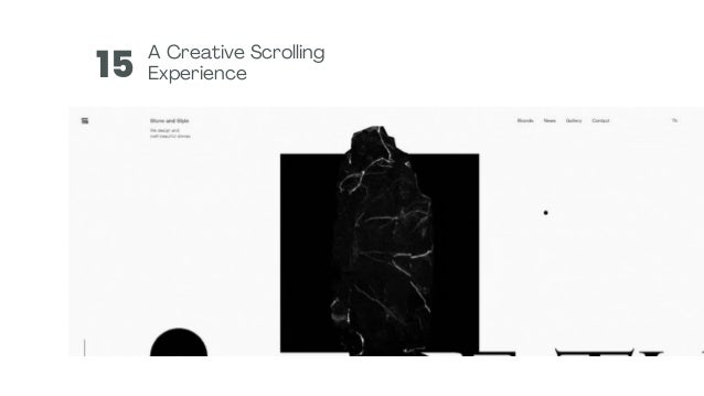 15
A Creative Scrolling
Experience
 