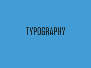 typography
 
