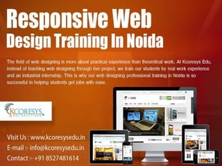 web design training in noida