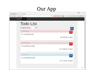 Our App
 