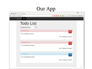 Our App
 