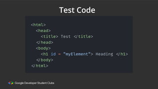 Test Code
 