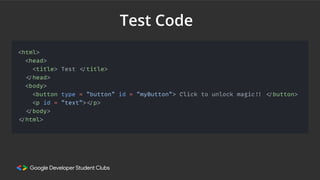 Test Code
 