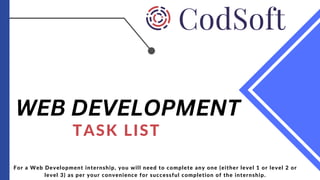 The web development projects most very . | PDF