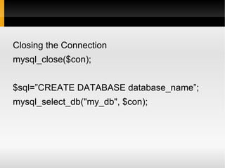 SQL is an ANSI (American National Standards Institute) standard 