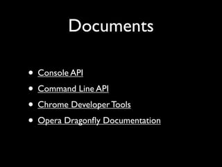 Web Developer Tools for ICOS 2013