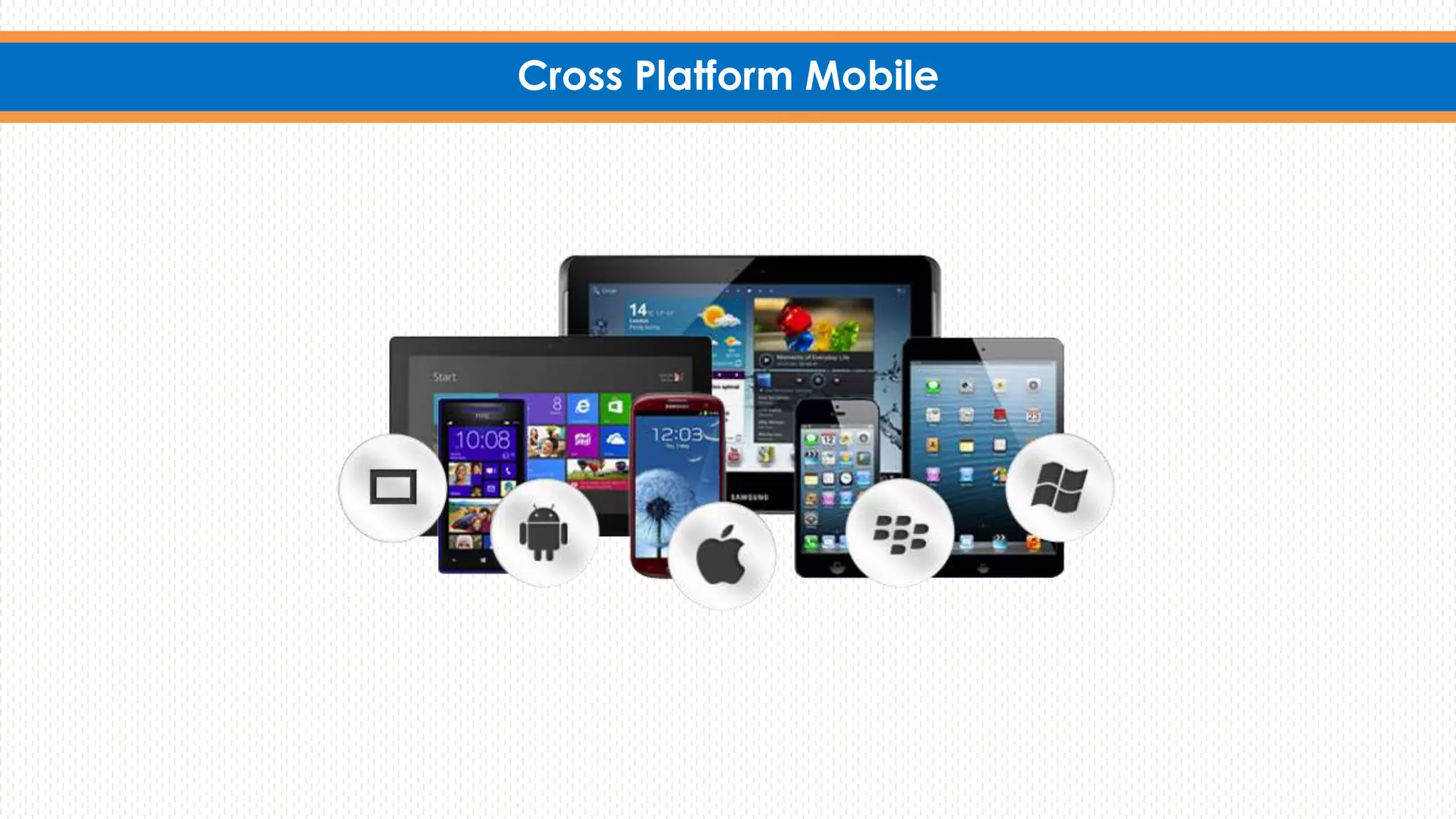Cross Platform Mobile
 