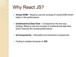 Web development using javaScript, React js, Node js, HTML, CSS and SQL ...