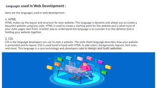 Web development | PPT