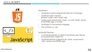 Web development | PPT